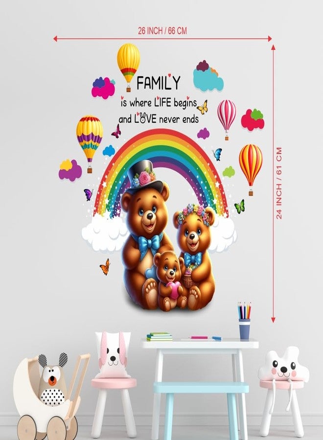 DivineDesigns ملصق حائط عائلي من الباندا من تصميمات ديفاين ديزاينز - Image 3